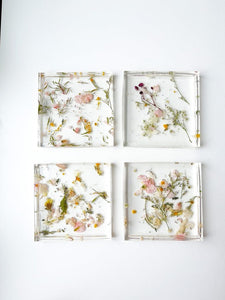 Eco Resin Dried Floral Tray