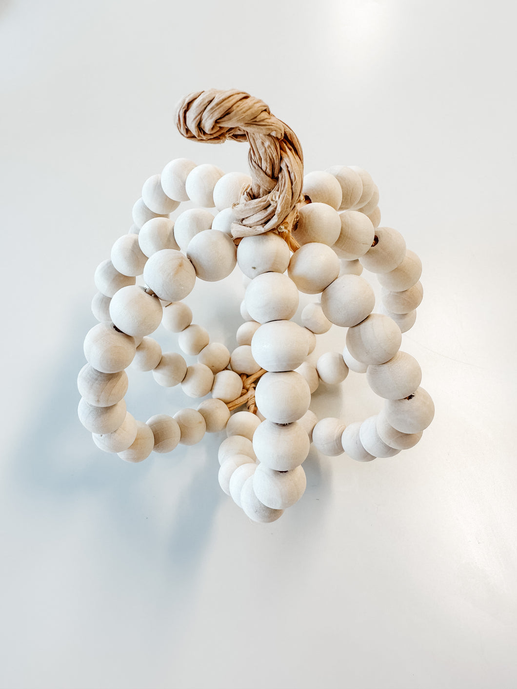 Natural Beaded Pumpkins