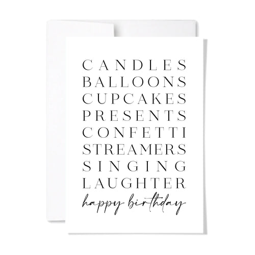 Birthday List