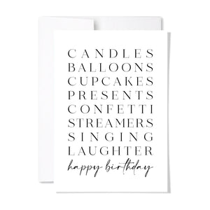 Birthday List