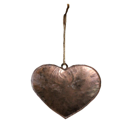 Copper Heart Ornament