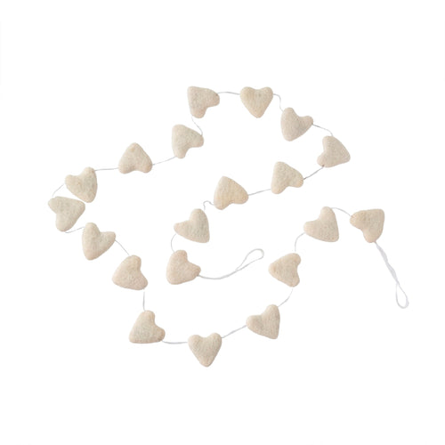Felt Heart Garland