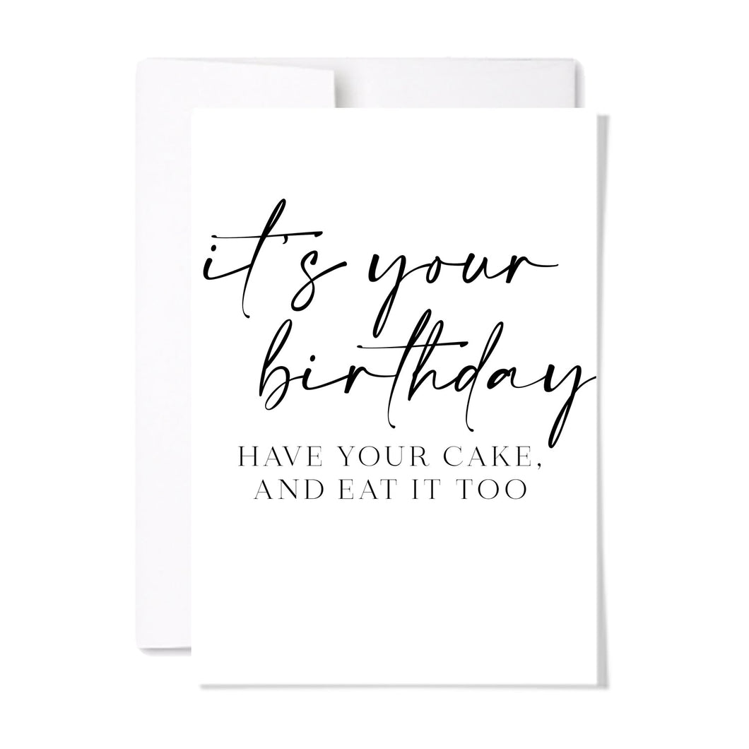 It's Your Birthday