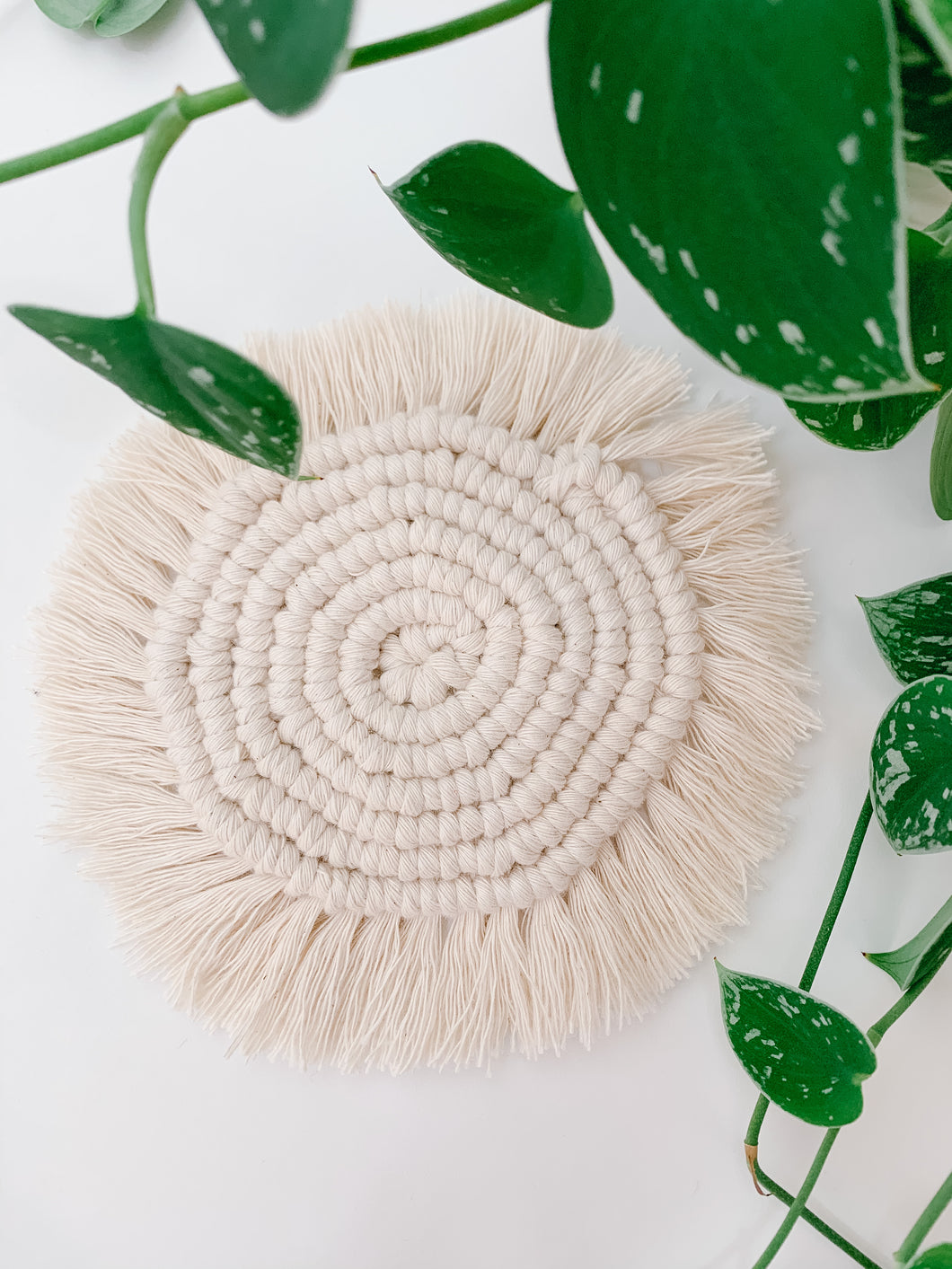 Macrame Candle Coaster