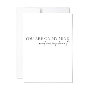 On My Mind Card