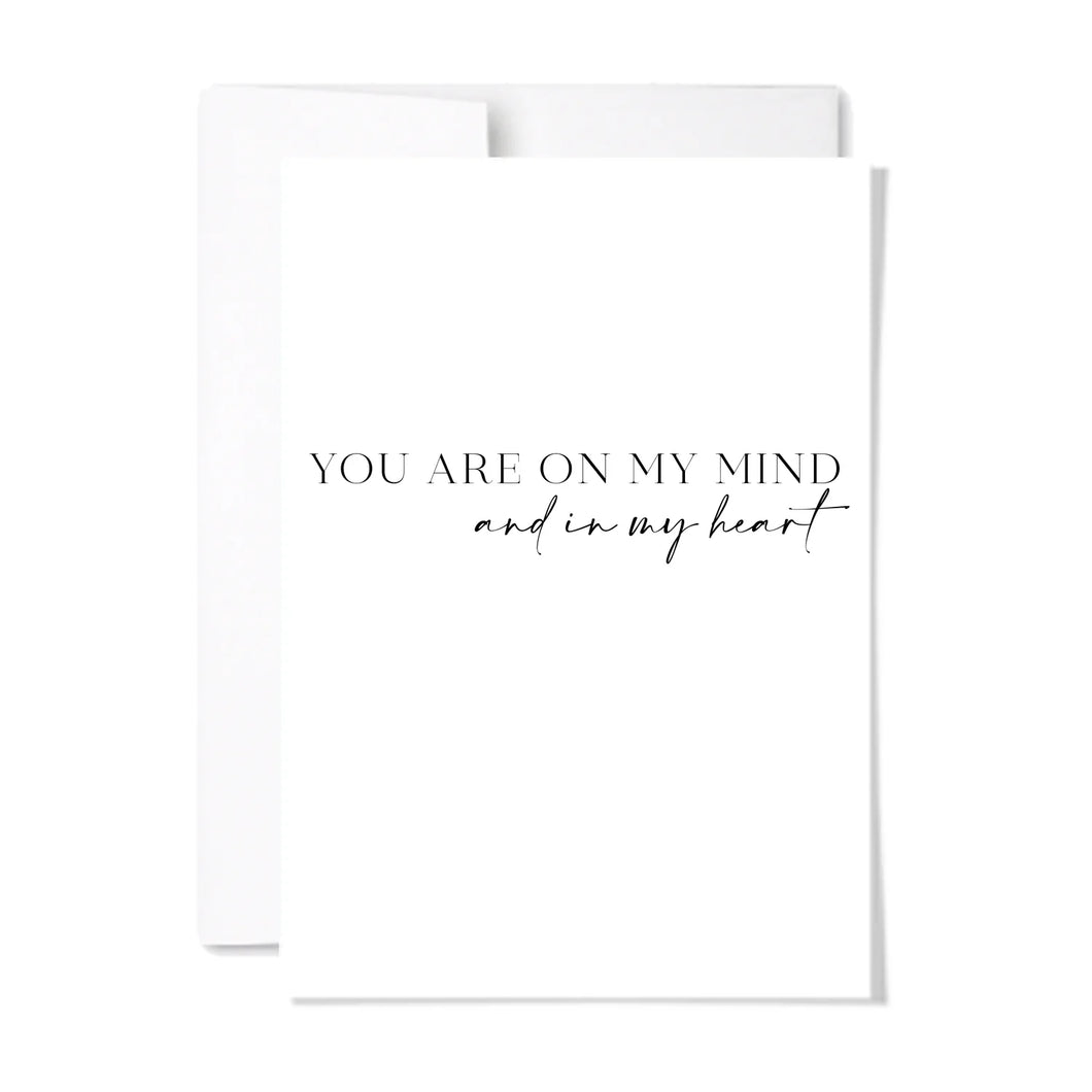 On My Mind Card