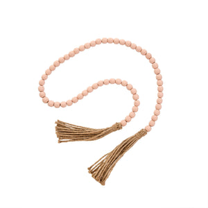 Blush Bead Garland (Tassel)