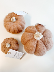 Wool Pumpkins (Multiple Colours Available)