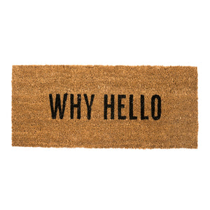 Why Hello Coir Doormat