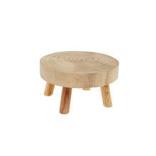 Load image into Gallery viewer, Round Wooden Pedestal