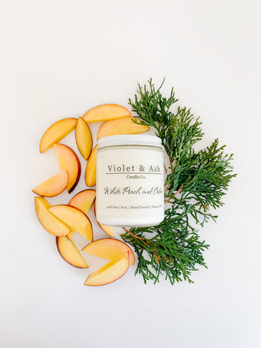 February - WHITE PEACH AND CEDAR