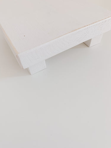 Wooden Square Candle Riser