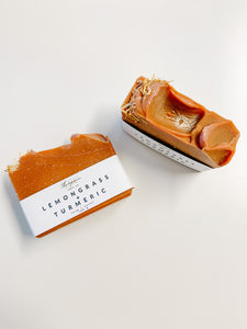 Lemongrass + Turmeric Cold Processed Soap
