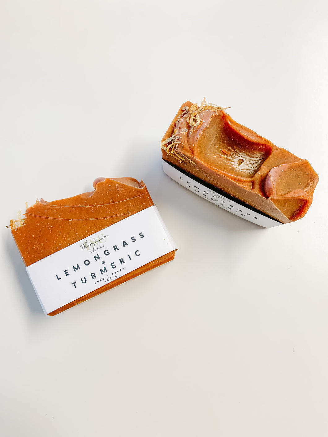 Lemongrass + Turmeric Cold Processed Soap