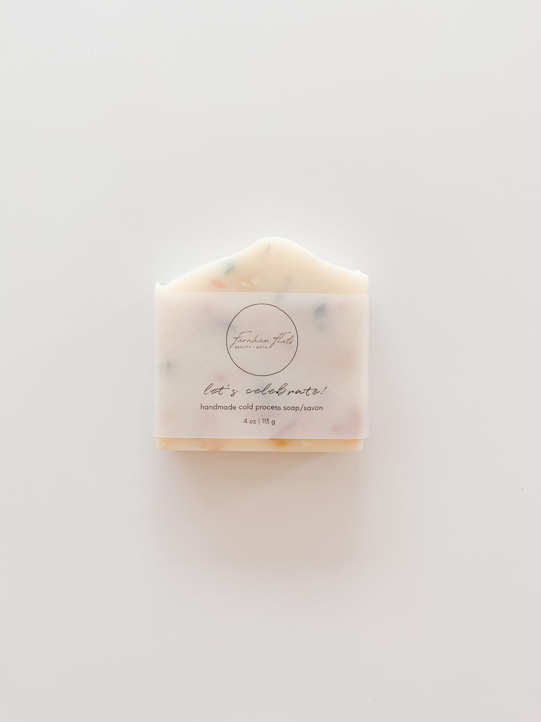 Luxury Cold Pressed Soap - Let's Celebrate