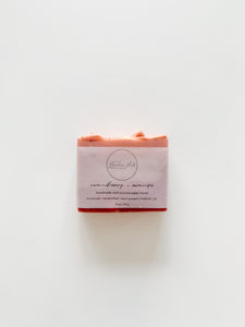 Luxury Cold Pressed Soap - Cranberry + Orange