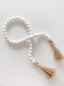 36" Wooden Bead Garland