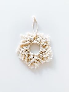 Macrame Snowflake Ornament