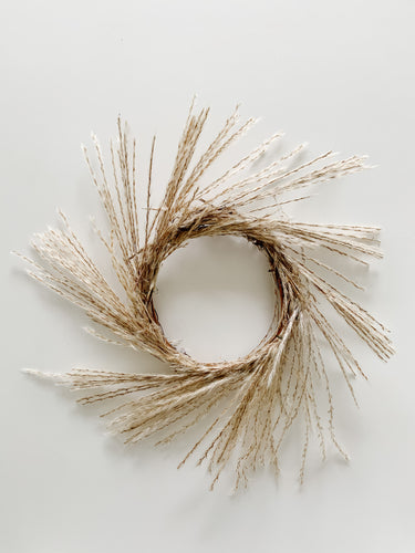 Pampas Candle Wreath (LOCAL PICKUP ONLY)