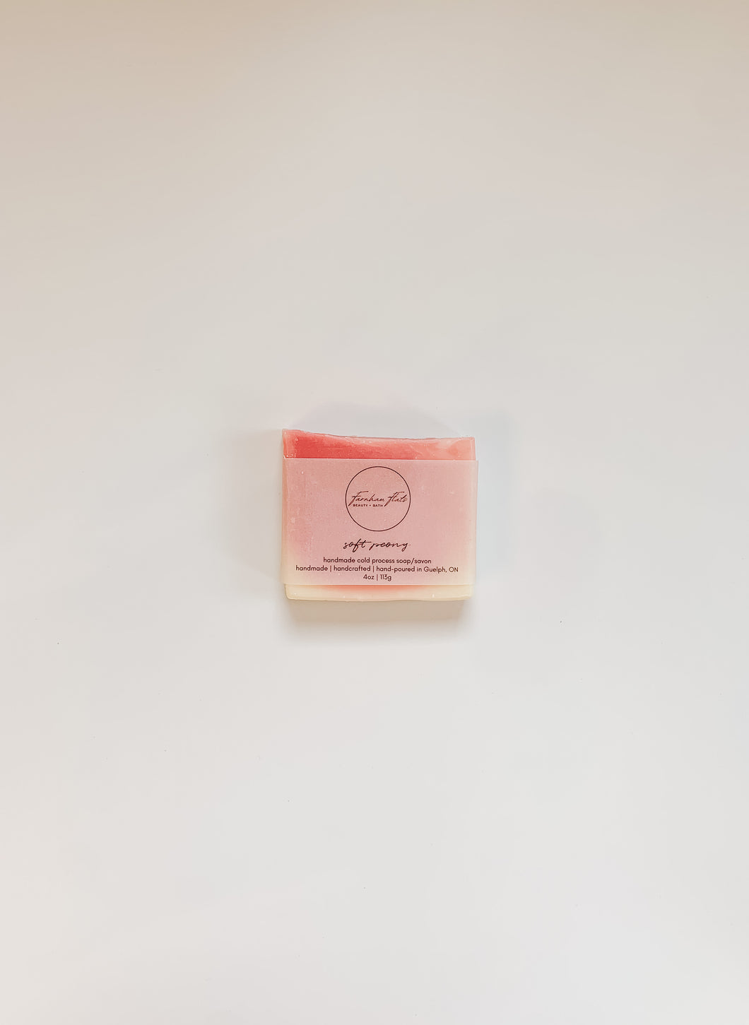 Soft Peony Cold Processed Soap