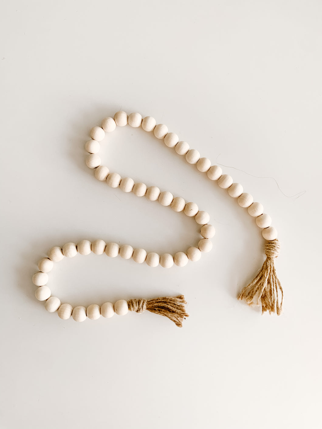 Handmade Bead Garland (Natural)