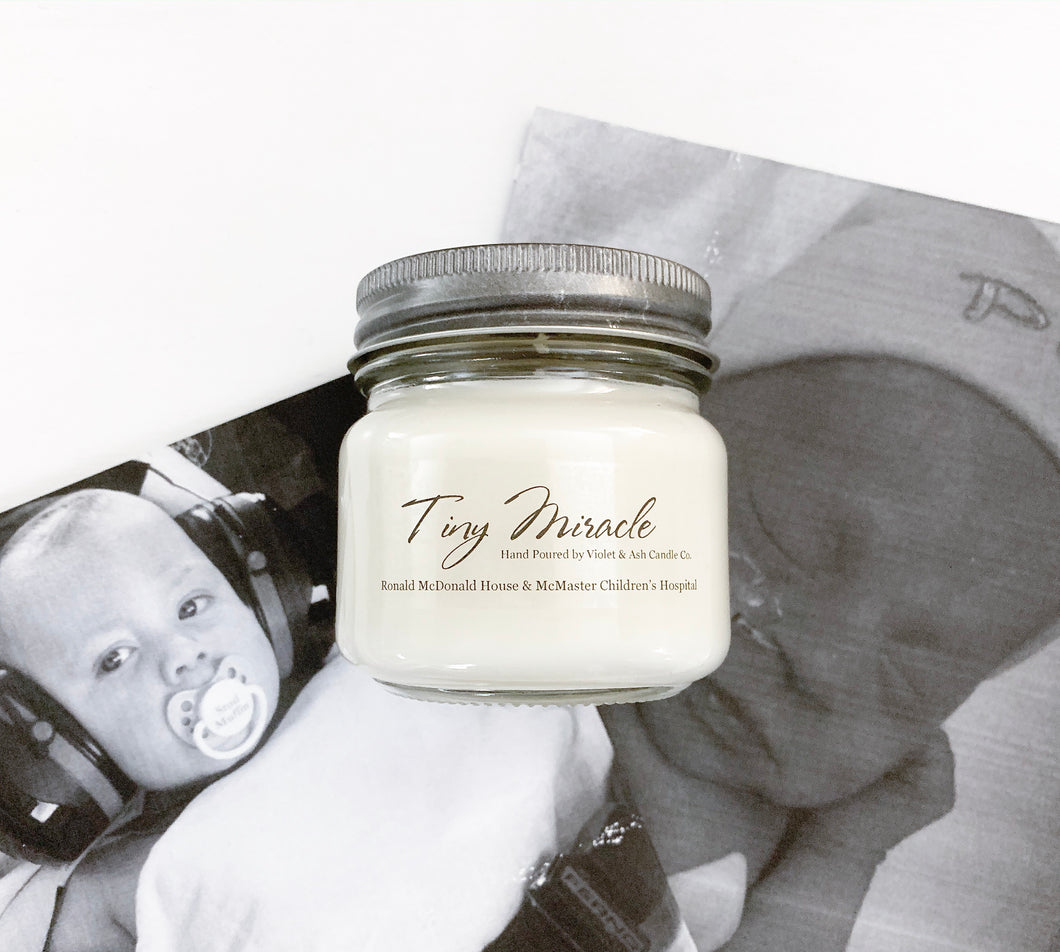 Tiny Miracle LIMITED EDITION Donation Candle